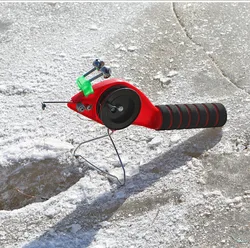 28CM Ultralight Winter Ice Fishing Rod Portable Winter Ice Fishing Pole Spinning Rods for Ice Winter Fishing Tackle With Holder