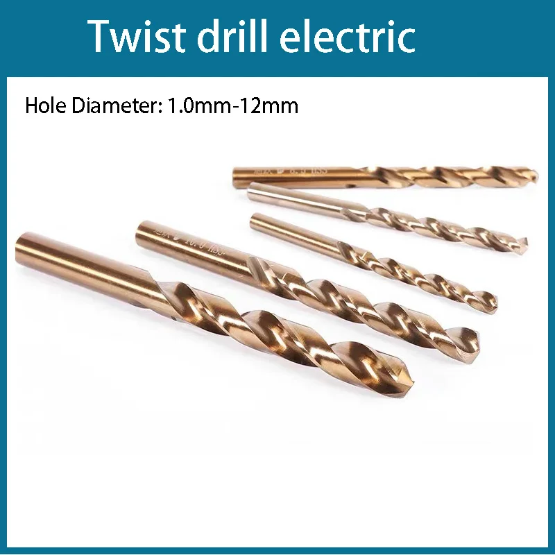 

1.0mm-12mm M35 Cobalt twist drill electric drill bit For iron metal stainless steel Quick Cutting Drilling Electric Tool Parts