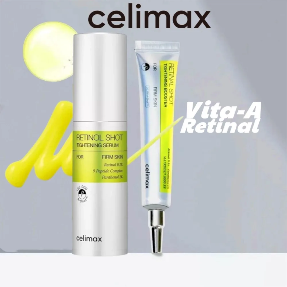 

Сыворотка Celimax Vita-A с концентрированным ретинолом 0,1% для упругости кожи: улучшает состояние морщин и пор, повышает эластичность и увлажнение кожи