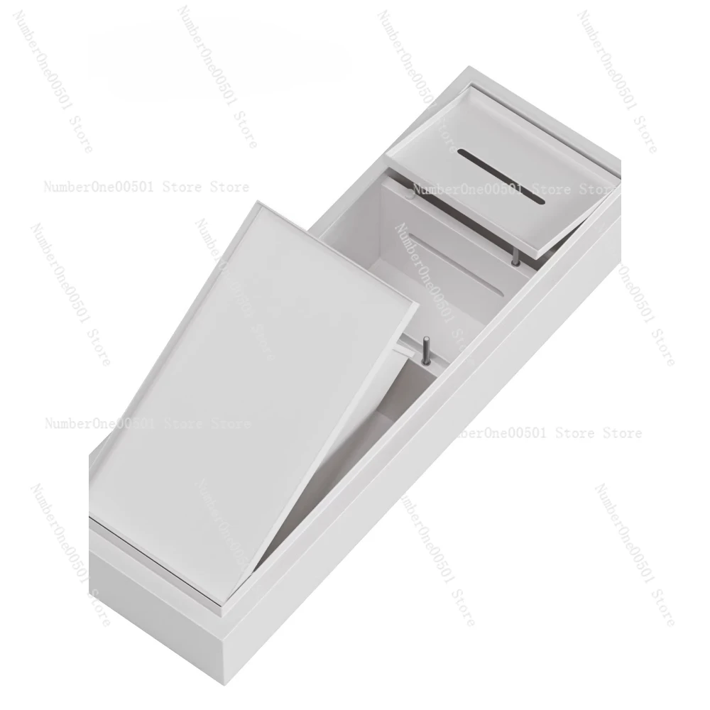 

Мусорное ведро из нержавеющей стали 2025 года, улучшенная модель, встраиваемое | Настенный держатель для салфеток | Экономия пространства для небольших ванных комнат | Простая установка