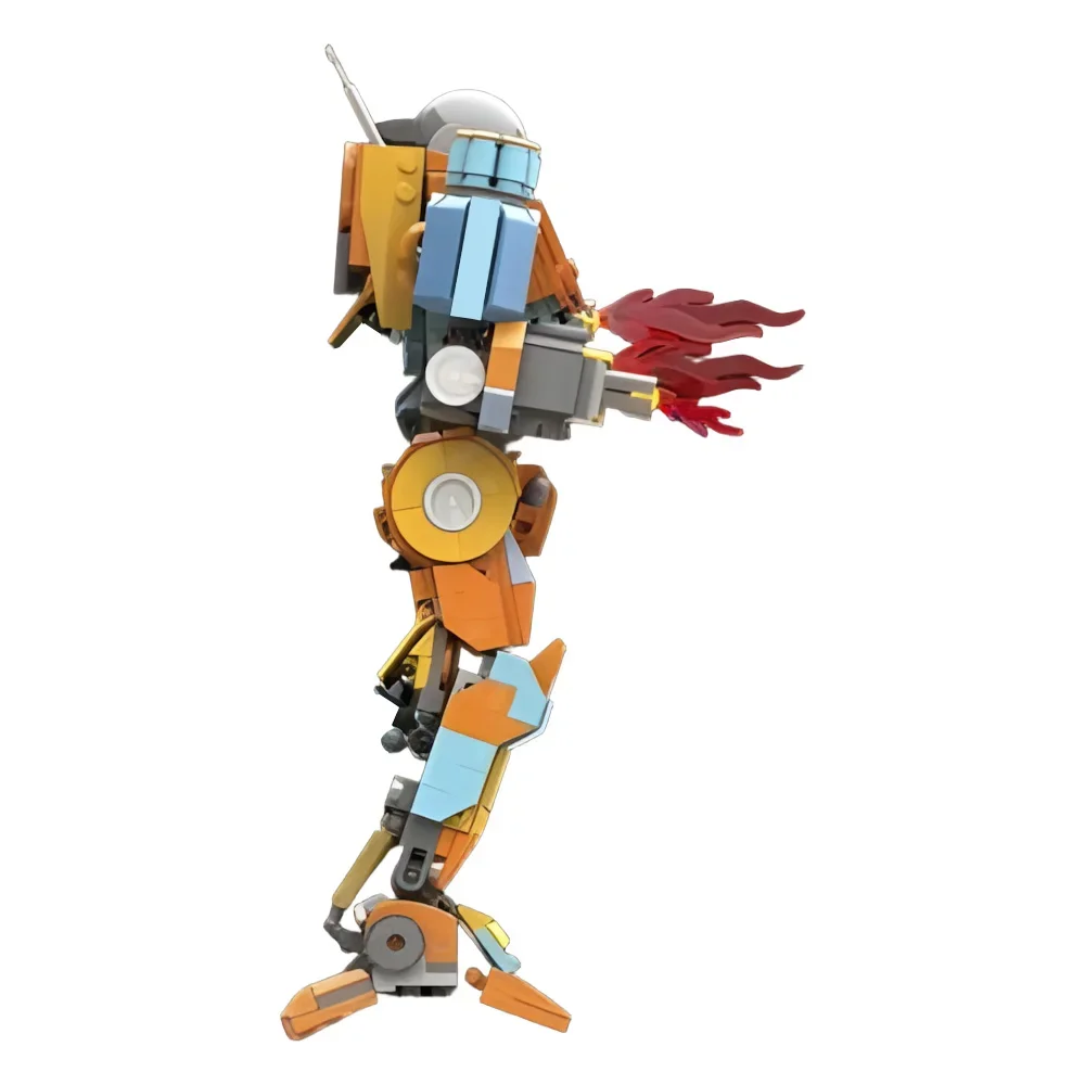 MOC Firestarter FS9 Battlemech Building Blocks High-tech Battle Robot Creativity Bricks Model Assembly Toys Kids Birthday Gifts