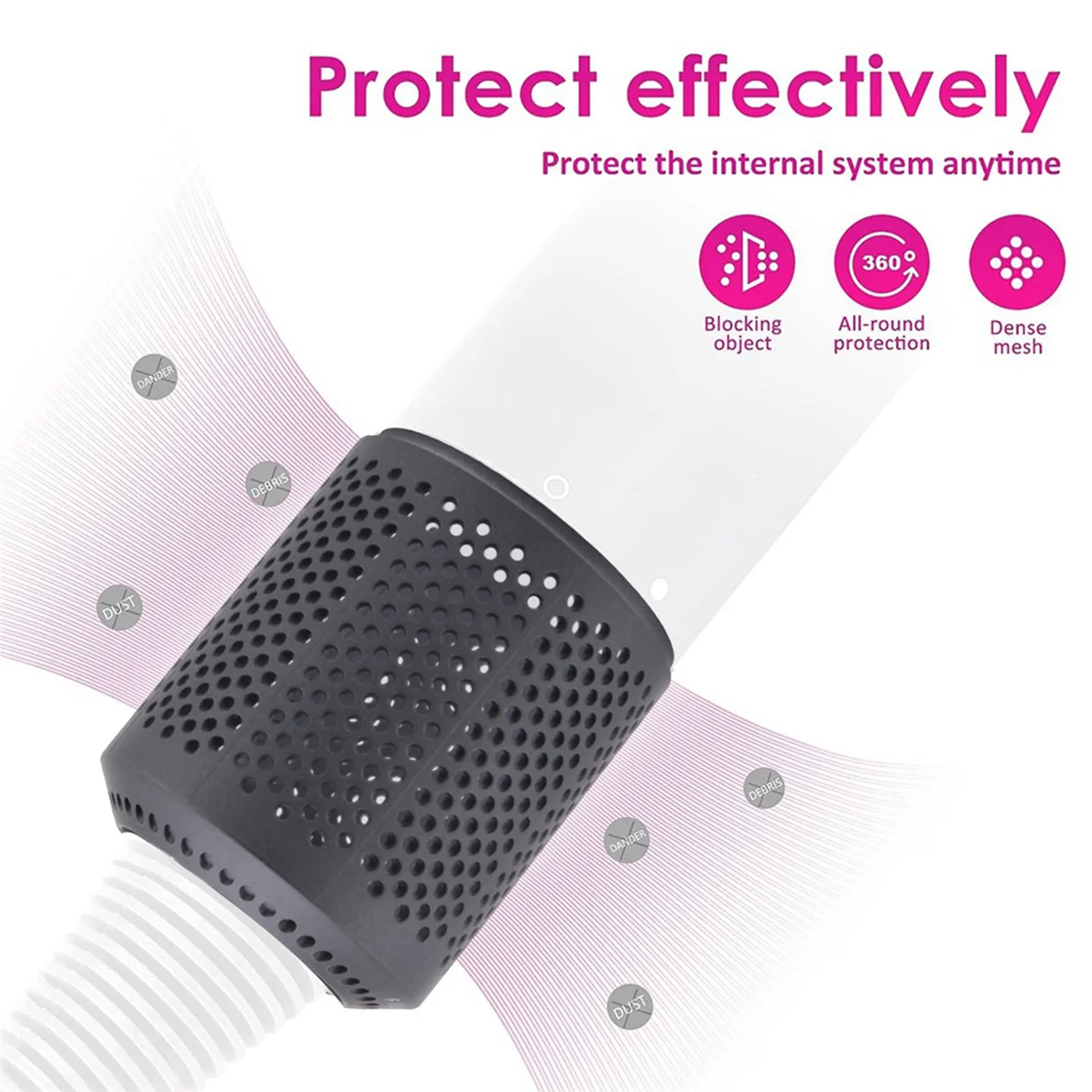 N89R Hair Dryer Filter Mesh Replacement for Dyson Supersonic HD01 HD03 HD08 Models, Hair Dryer Outer Filter Cage Part B