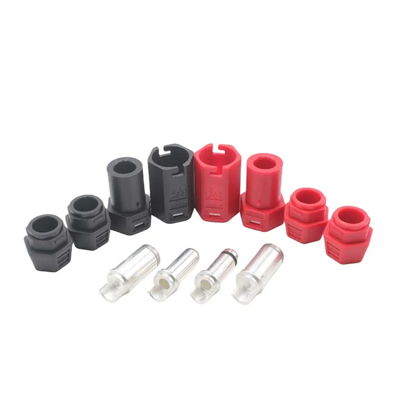 2Pair QS8H QS10H QS12H Silver-Plated Anti-Spark Connectors 60A-250A High-Current RC Model Lithium Battery Plugs