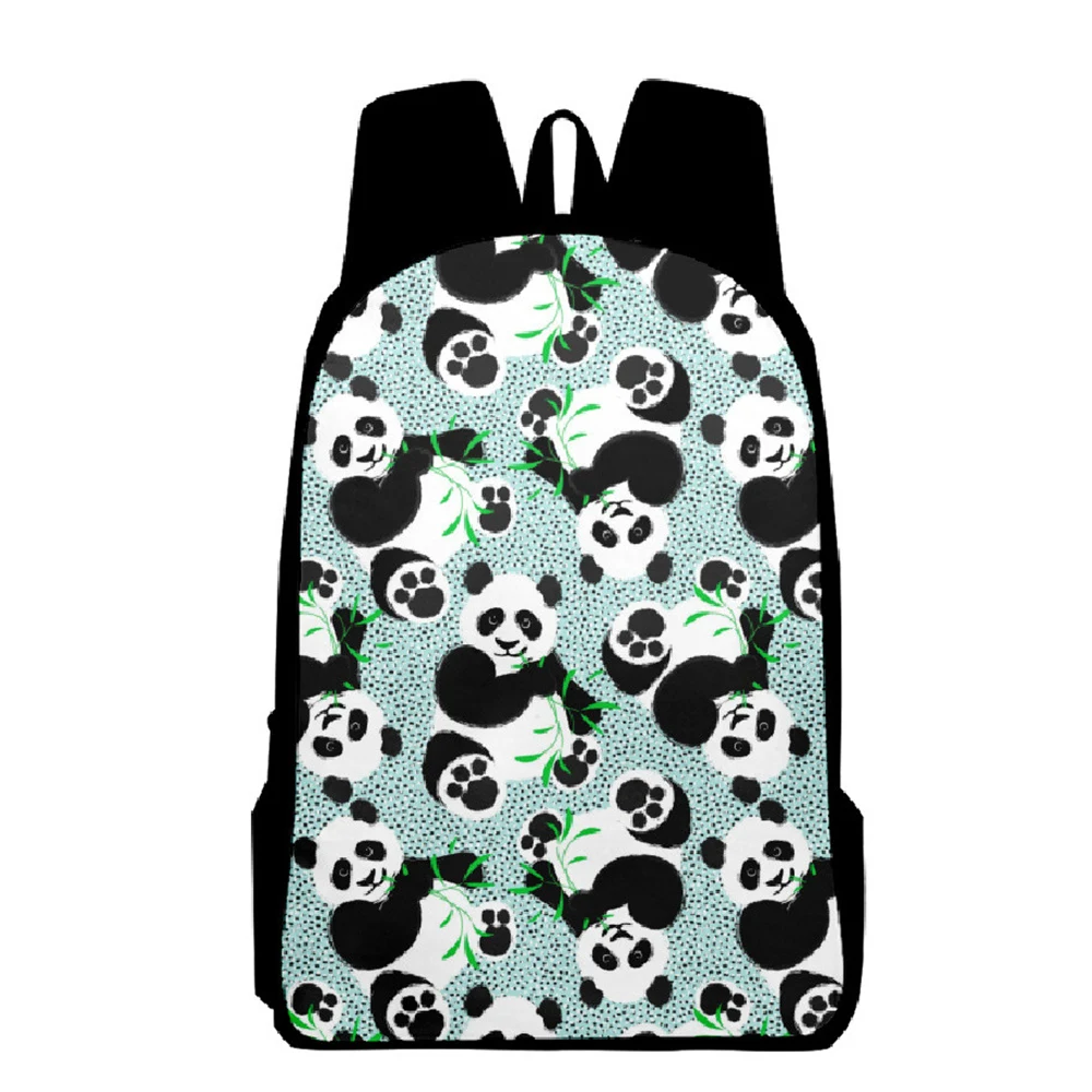 3pcs/set Anime Panda 3D Backpack School Bag Sets for Teenager Boys Girls Cartoon Kids Schoolbags Children Mochilas