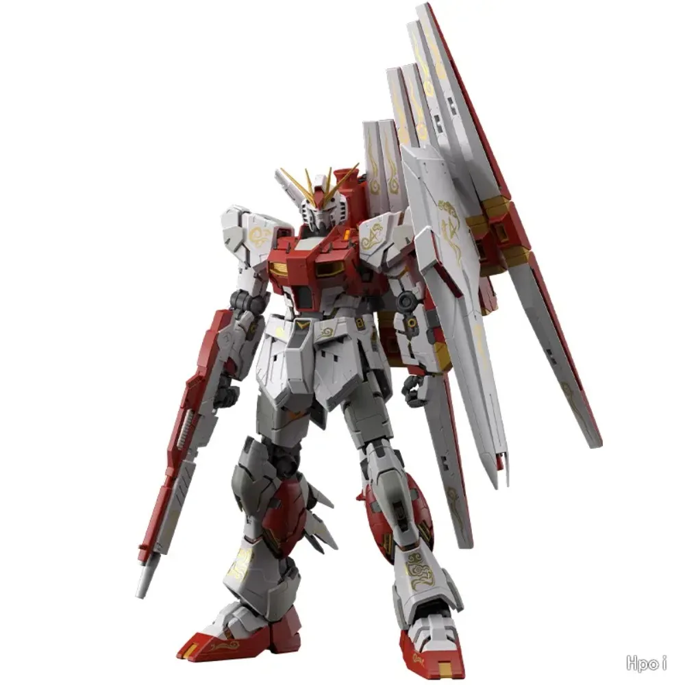BANDAI China Limited MG 1/100 RX-93 Nu Gundam Collection Ver. White Red Golden Pattern Fin Frame Flexible Joint Char's