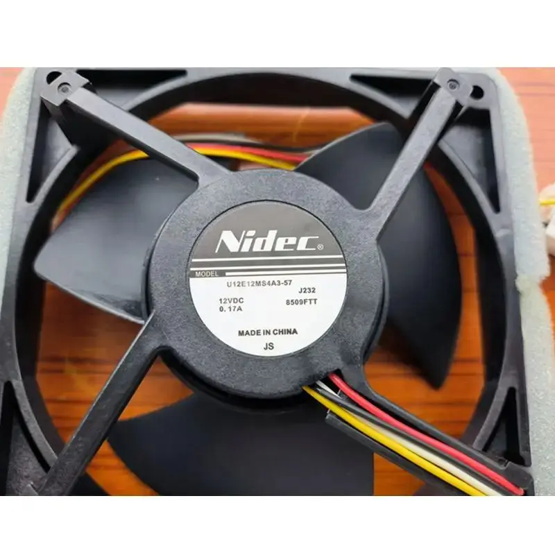 الأصلي الجديد 100% العمل 12 فولت 0.17A U12E12MS4A3-57 J232 أجزاء مروحة التبريد الصامتة المقاومة للماء