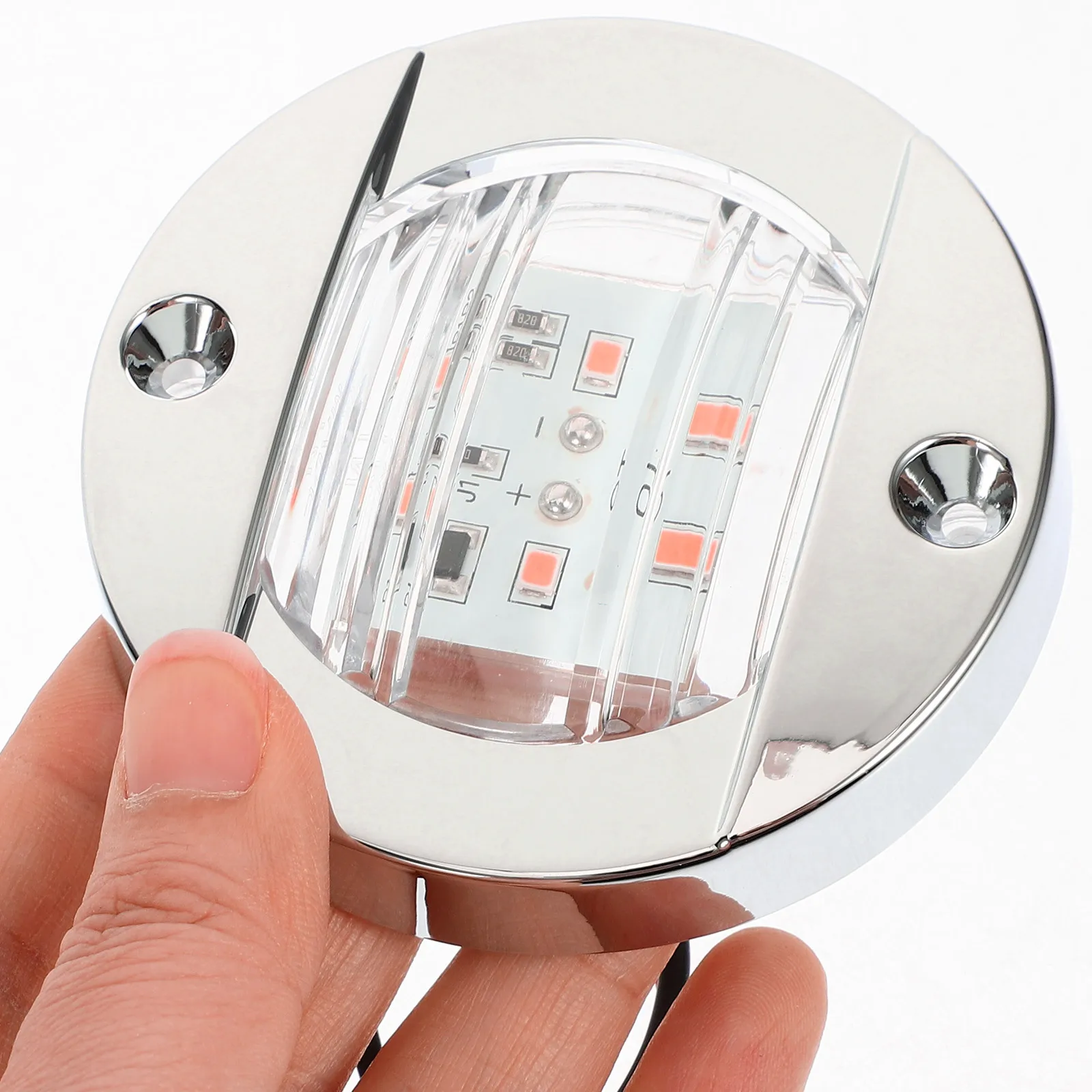 

1 комплект, красный светодиодный навигационный фонарь для лодки, сигнальная лампа для морской яхты, водонепроницаемая энергоэффективная фара для грузовика на колесах, морской фонарь для лодки