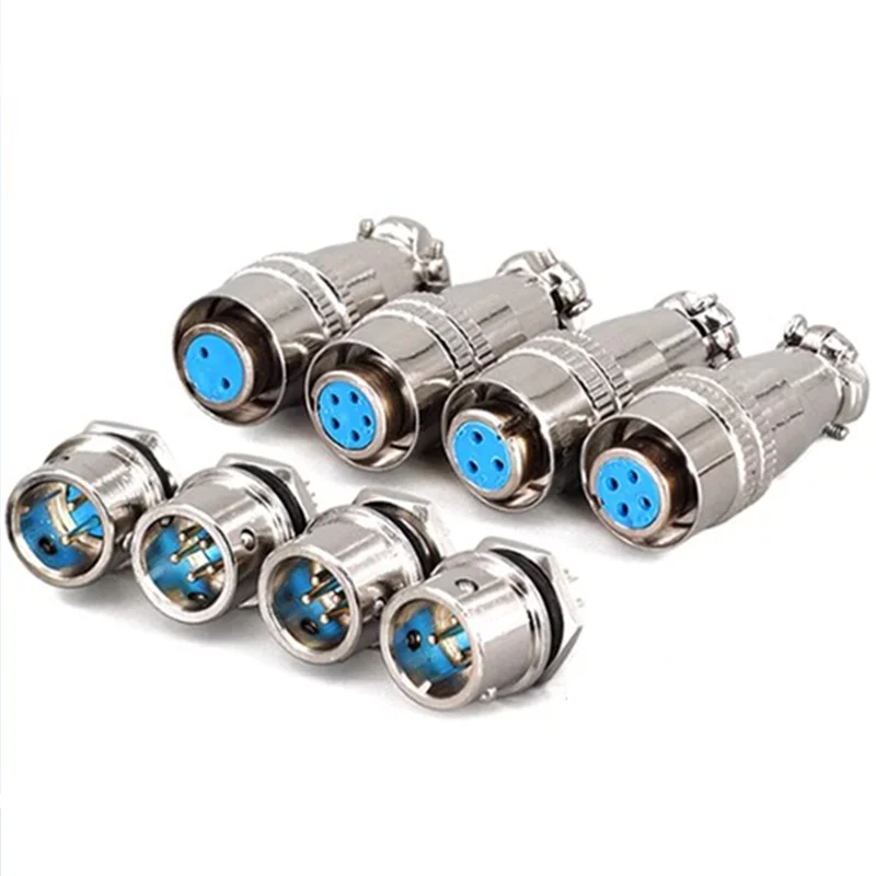 5/20PCS XS8 XS9 XS10 Aviation Connector push-pull Quick Connector 2 3 4 5 PIN Gold Plated Contact Male Female Plug Socket ﻿