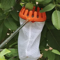 Metal Fruit Picker Orchard Gardening Apple Peach High Tree Picking Tool Fruit Catcher Collection Pouch Farm Garden Supplies