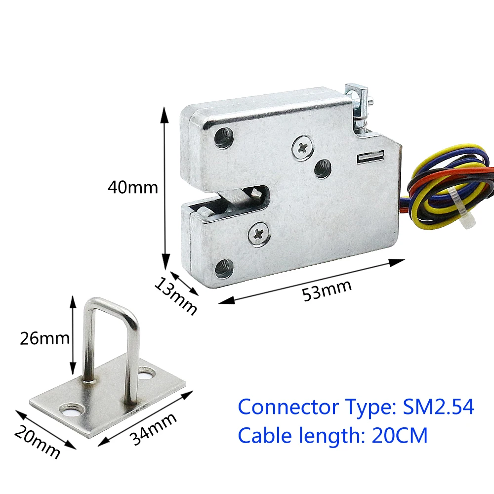 Small DC5V12V cabinet door lock mini electric lock storage cabinet ...