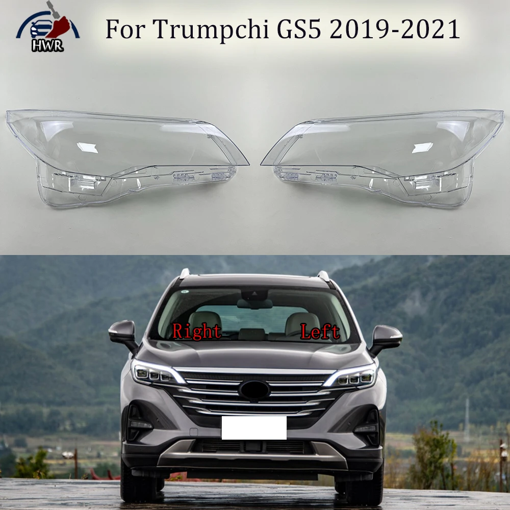 

Front Headlight Cover Transparent Headlamp Lamp Shell Replace Original Lampshade Plexiglass For Trumpchi GS5 2019 2020 2021