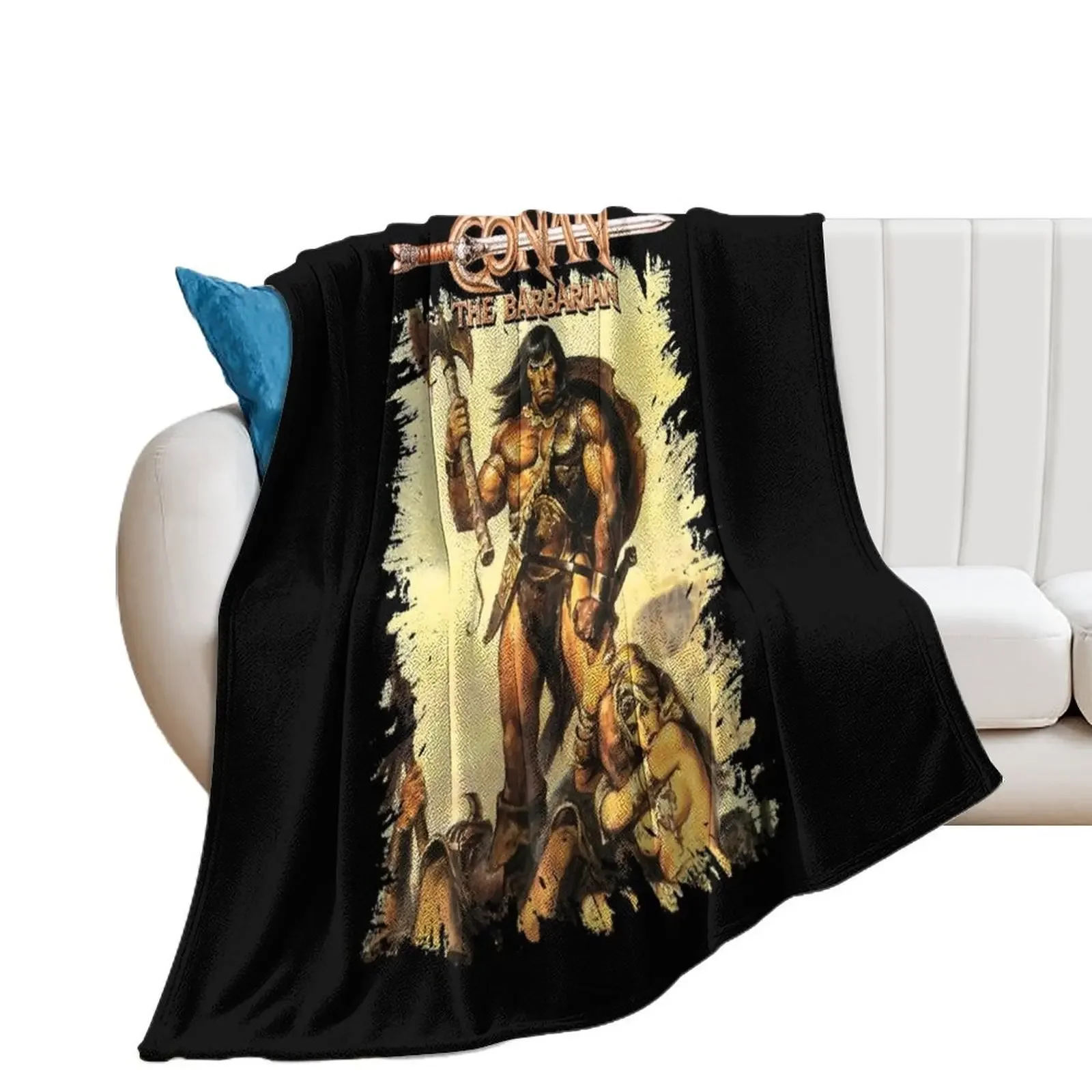 

Conan the Barbarian Essential Throw Blanket Sofa Throw Luxury Brand Blankets