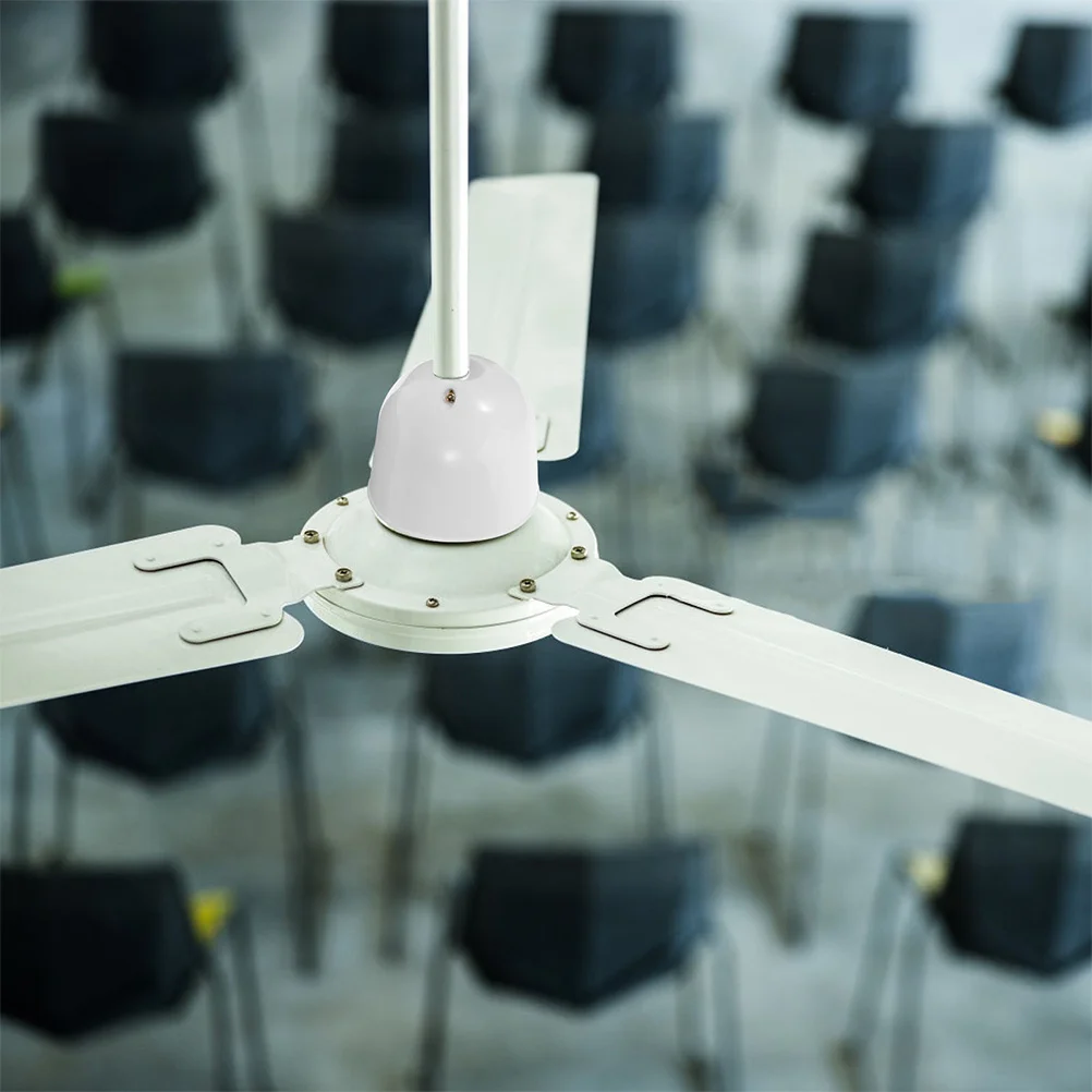 

2Pcs Dust Cover Cap Plastic Fan Bottom Canopy for Ceiling Fan Protection Modern Design Easy Install Kit Accessories