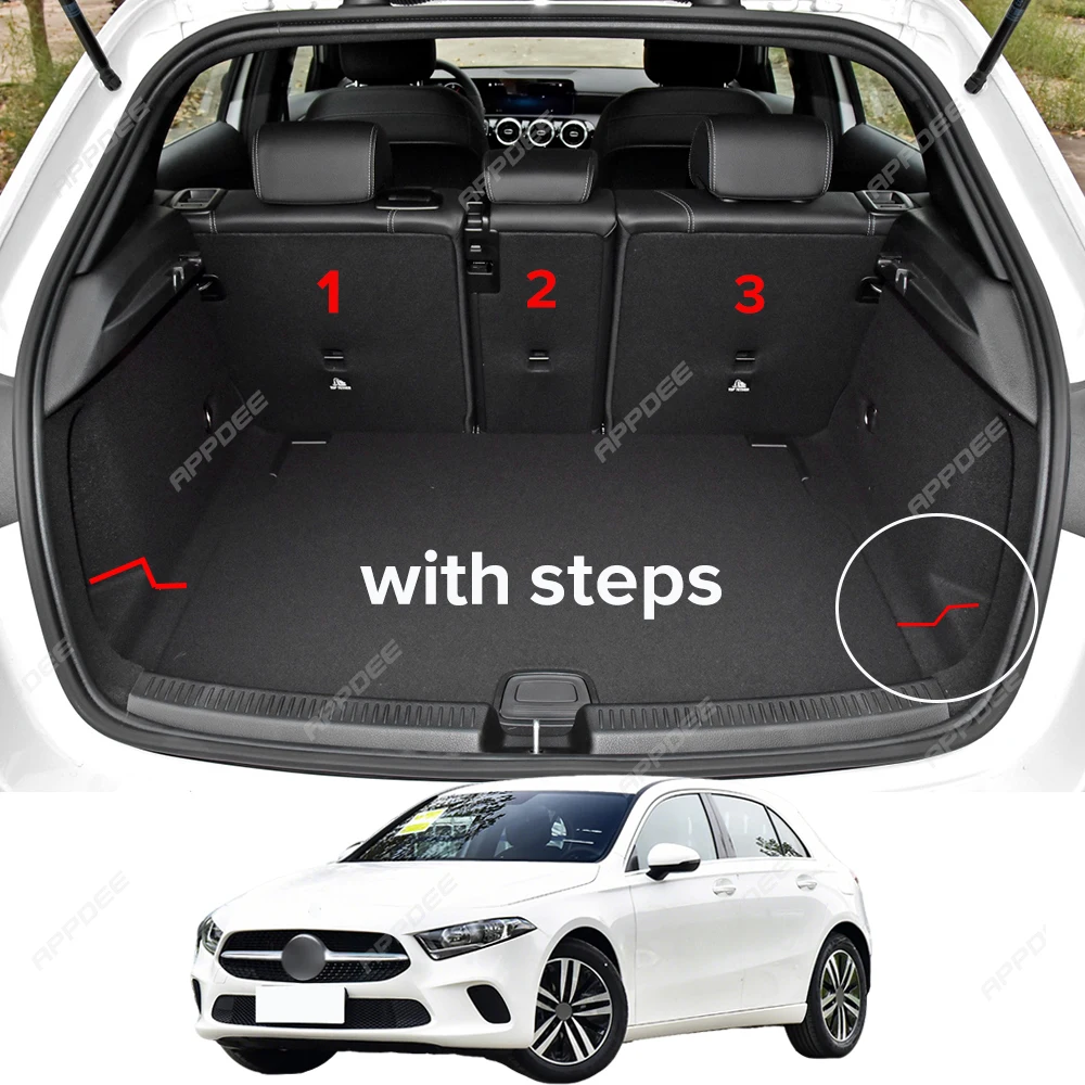 Picture 3: Car Trunk Mat For Mercedes Benz A Class W177 A180 A200 A220 2019-2022 Custom Car Accessories Auto Interior Decoration