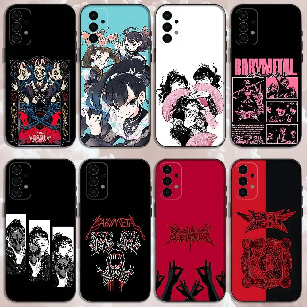 

B-BABYMETAL band R-Rock Phone Case For Samsung S25,S24,S21,S22,S23,S30,Ultra,S20,Plus,Fe,Lite,Note,10,9,5G Black Cover