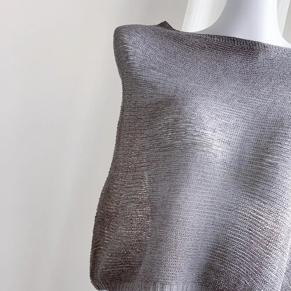 T-shirt en Viscose pour femmes, chemisier élégant en Viscose à ourlet irrégulier pour femmes, Design élégant à col incliné, haut ample pour porter un solide