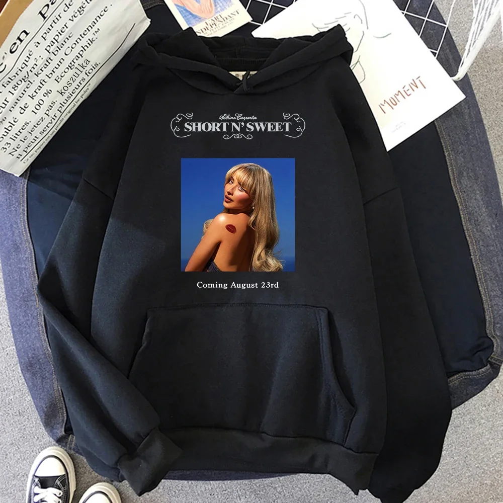 Sabrina Carpenter Short N\' Sweet Taste Hoodie Fashion Women Aesthetic Hoodies Unisex Autumn Winter Vintage Pullovers Sweatshirts