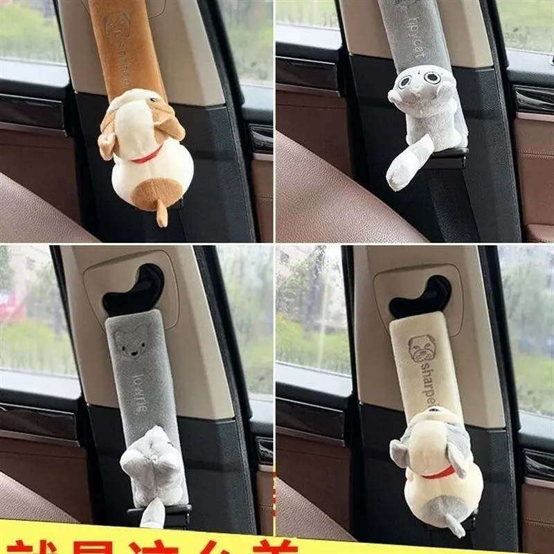 

1pcs Car Safety Belt Cover Pads Universal Auto PU Leather Shoulder Cushion Protector Vehicle Seat Strap for Women and Children