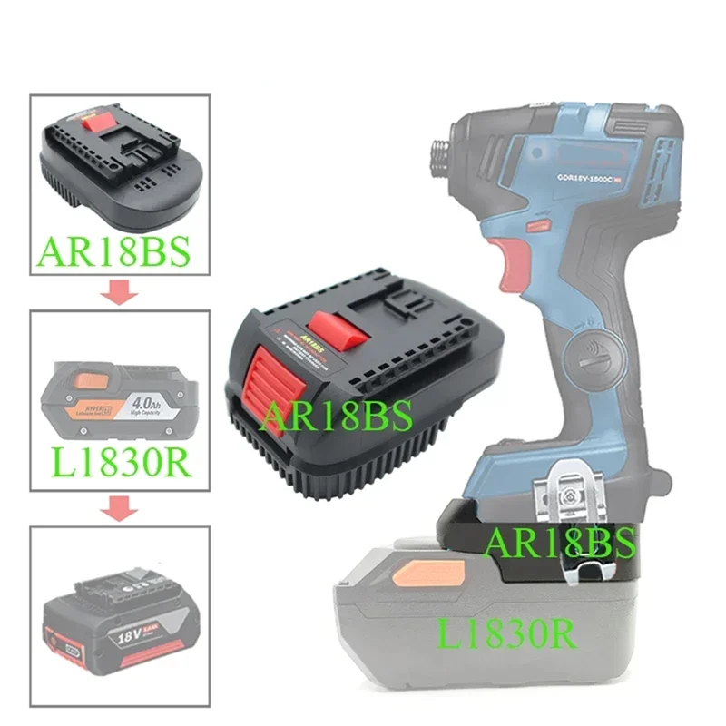 A03F-AR18BS Battery Adapter For  Lithium Tool For Aeg For Ridgid 18V Lithium Battery Adapter Converter AR18BS