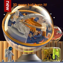 Magiczna kula Puzzle labirynt zabawka labirynt dzieci rzucają wyzwanie grze z przeszkodami labirynt piłka Montessori Puzzle Balance Traine