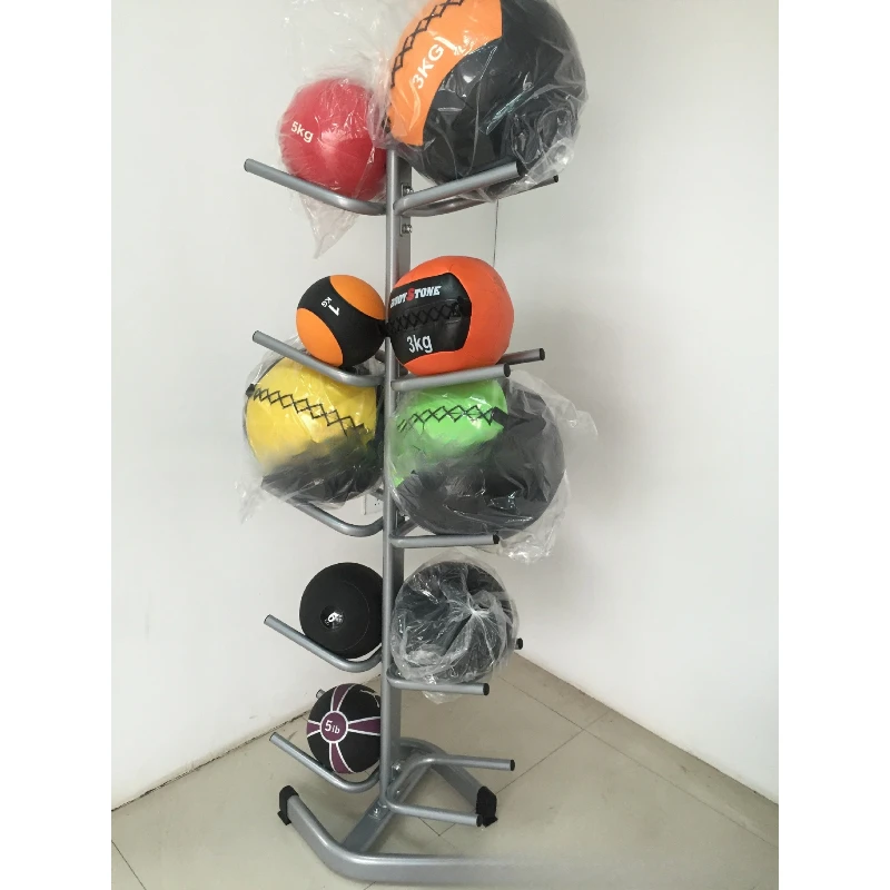 Five or Ten Piece Set of Fitness Gravity Ball Stand Portable Fitness Equipment Tai Chi Ball Volleyball Basketball Football Stand