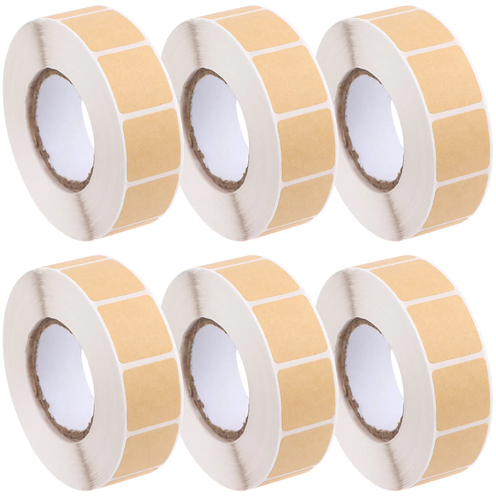 6 Rolls Shooting Practice Square Target Pasters Self-Adhesive Target Stickers Airsoft Target Board Repair Paste