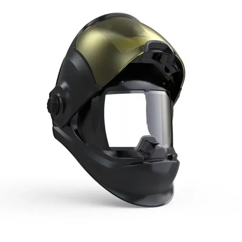 Auto Darkening Full Face Welding Helmet with PP Material Solar & Lithium Battery Power 1 Year Warranty