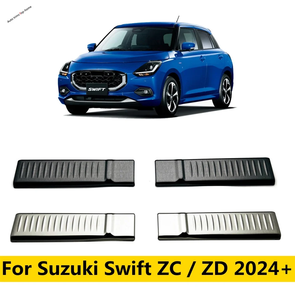 

Steel Rear Boot Trunk Protector Sill Plate Decoration Mouldings Cover Fit For Suzuki Swift ZC / ZD 2024 2025 Car Accessories