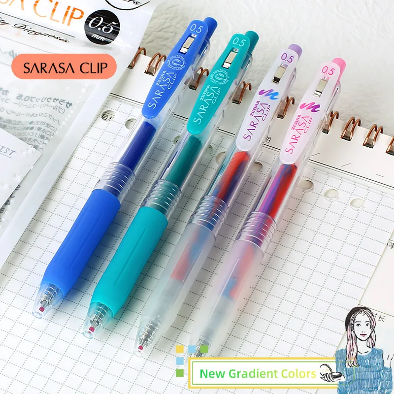 Japanese ZEBRA Colored Gel Pen   JJ15 Pushing Student 0.5mm