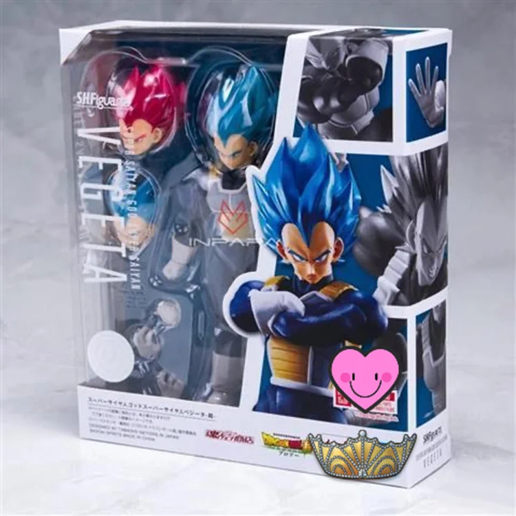 18cm Dragon Ball Anime Figures Blue Fair Vegeta Movable Action Figure Statue Model Doll Collection Toys Gifts