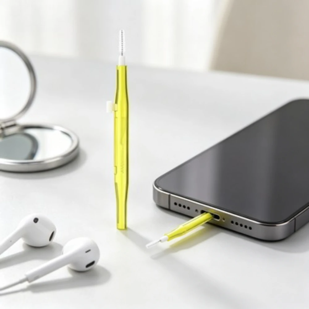 1PC Mobile Phone Speaker Charging Port Cleaning Set Dust Plug for IPhone 16 15 14 Earphones Clean Kit Brush for Samsung Xiaomi