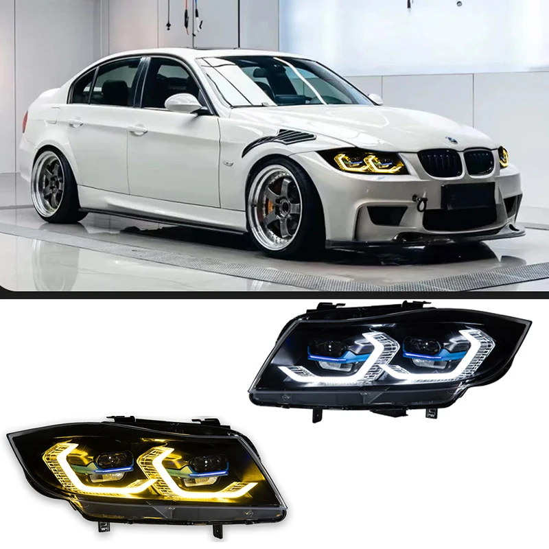 

Suitable forLED Car Lights for 3 Series E90 Headlights Assembly 2005-2012 Modified LED DRLs Turn Signals 318 320 325i