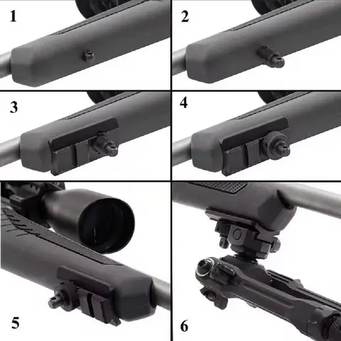 Sling Swivel Stud Bipod Picatinny Rail Adapter Converts Traditional Sling Swivel Stud to Accept Picatinny Mounted Bipods