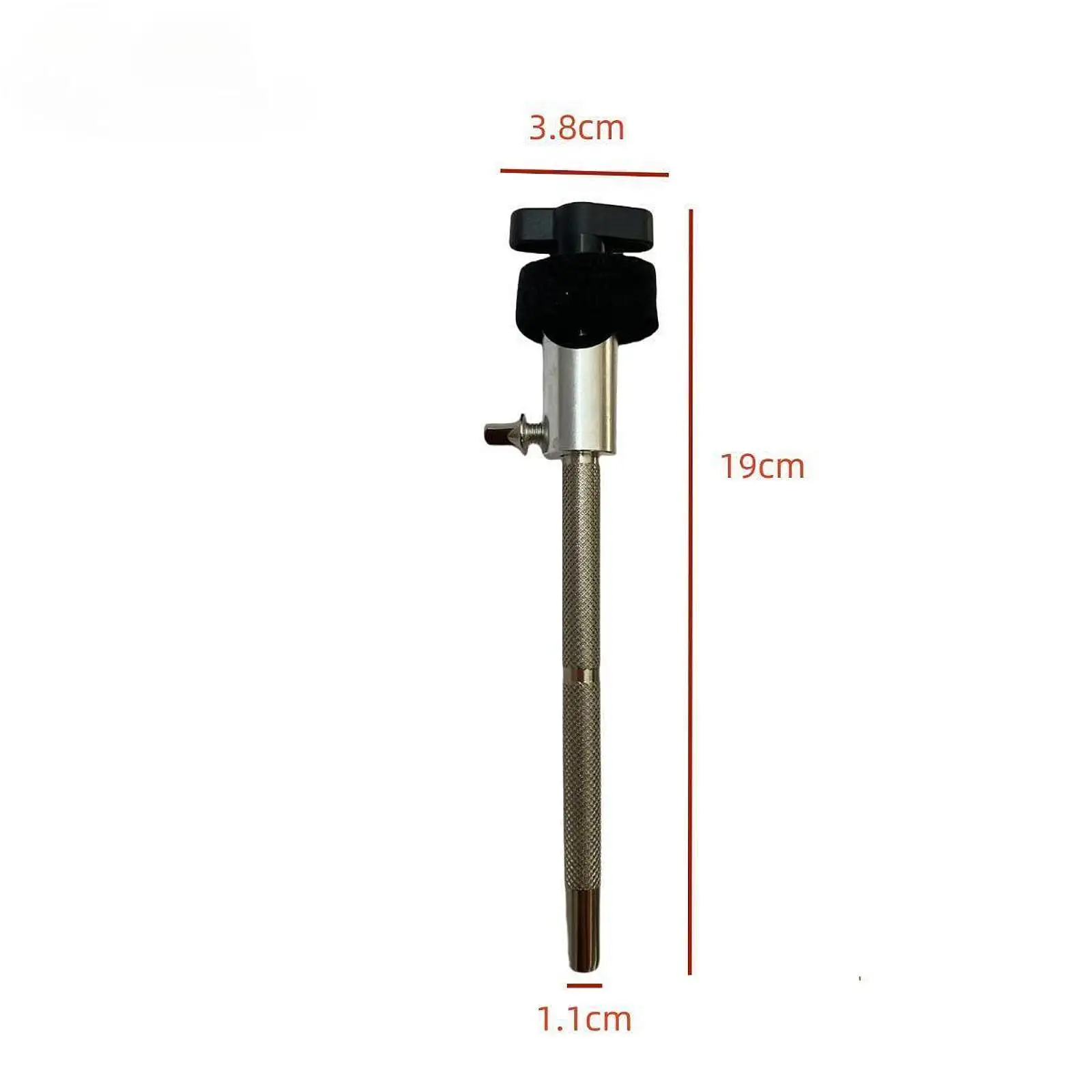 Mini Cymbal Arm Holder Adjustable Stacker Mount Drum Cymbal Stand Accessory for Percussion Instruments Performances