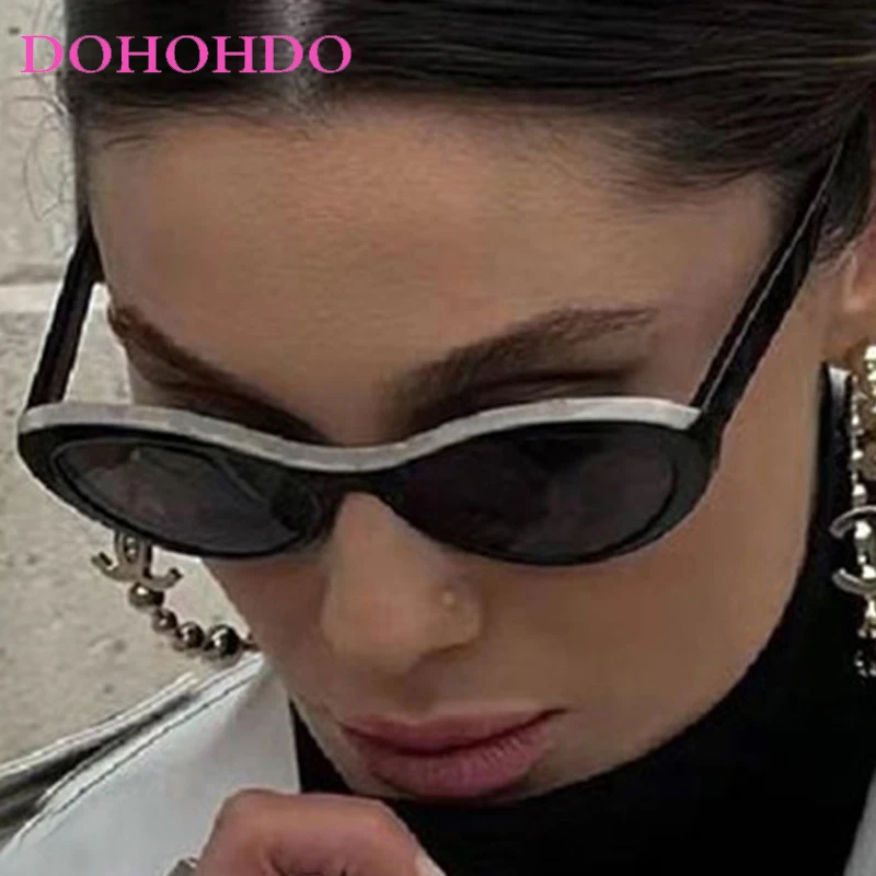 

Sexy Small Oval Women's Sunglasses Fashion Luxury Designer Men Sunglass Driving Travel Shade Eyeglass Ladies UV400 Lentes Mujer