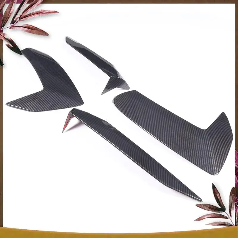 

AB59-For Corvette C8 2020-2023 Car Door Handle Cover Trim Body Side Air Outlet Cover Parts Accessories ABS Carbon Fibe
