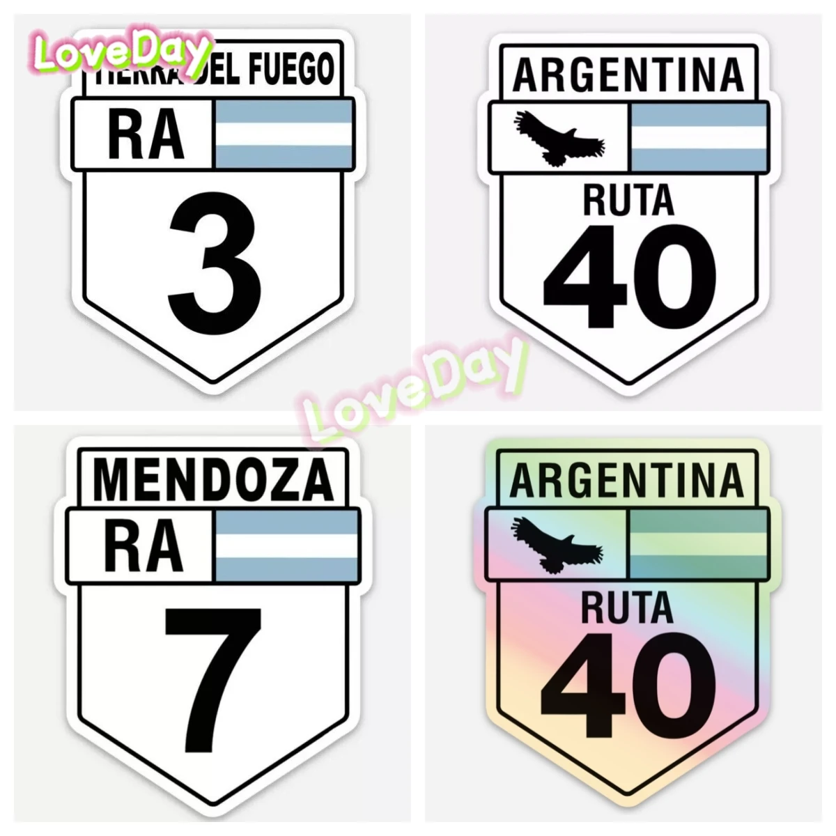 

Аргентина Ruta 40 3 7 Автомобильная Наклейка Pan American Highway Знак Наклейка виниловая авто мотоцикл бампер наклейка