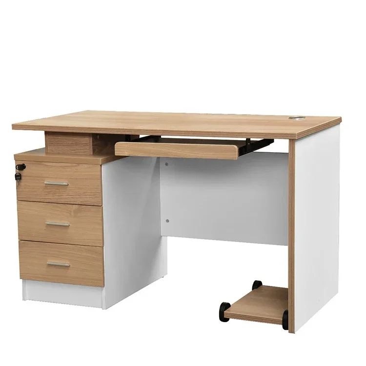 

-Hot Selling Office Furniture Desk Desktop Computer Screen Computer Desk With Storage Cabinet