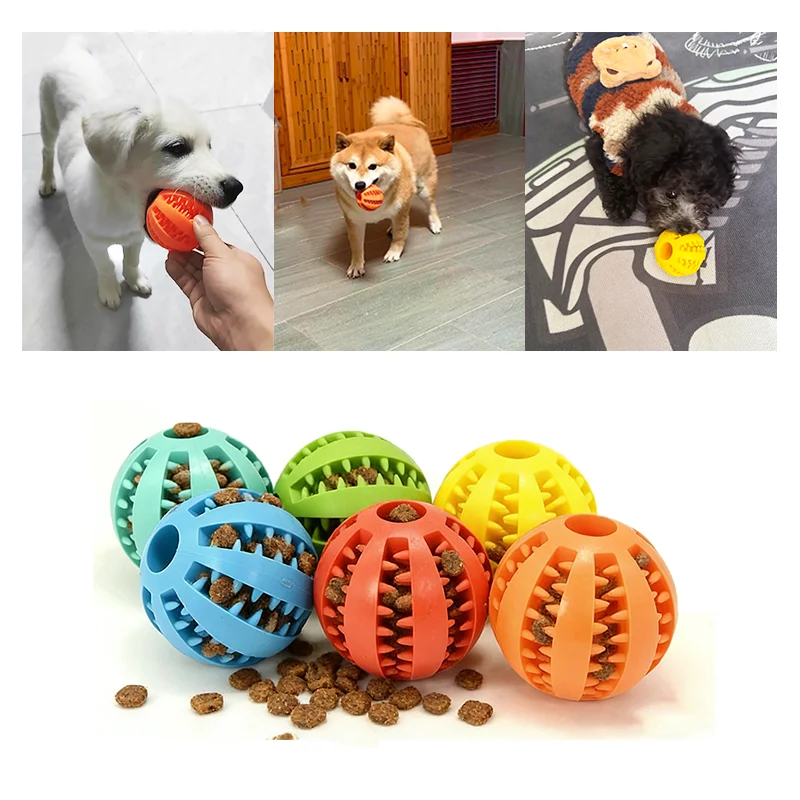 Langlebiger, ungiftiger Hundekauball, Zahnreinigungsspielzeug, Futterausgabe-Verzögerer, interaktives Spielzeug, Hundetraining für kleine und mittelgroße Hunde