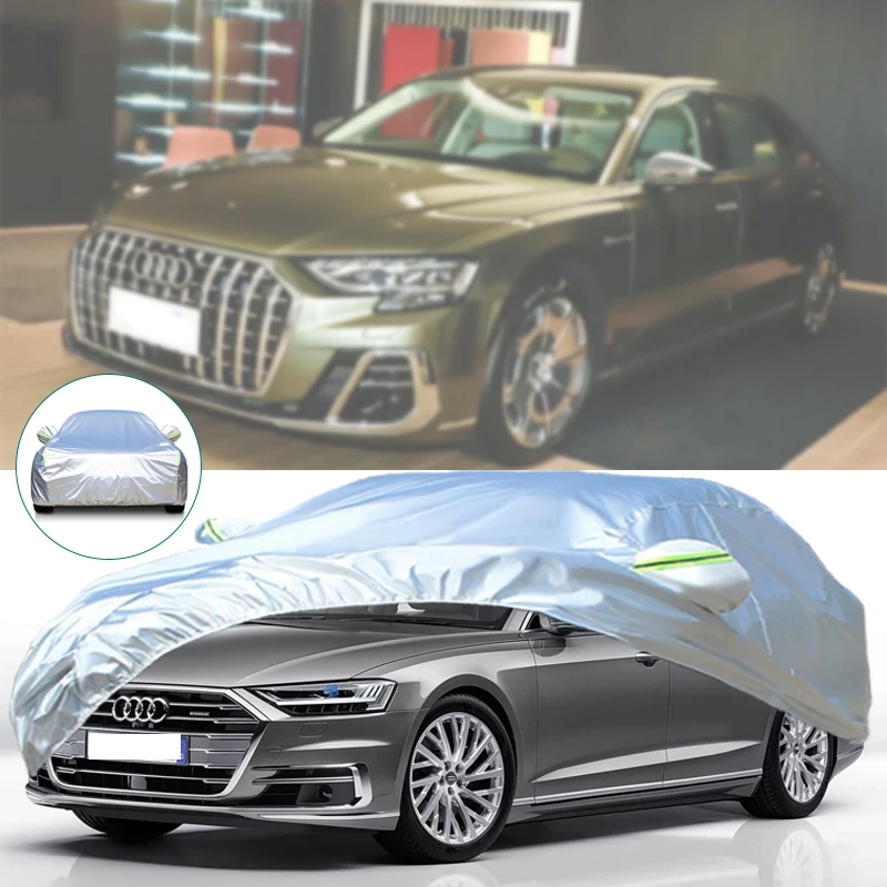 

Для Audi A8 наружная защита полный автомобильный чехол снежный чехол солнцезащитный козырек водостойкий пылезащитный внешние автомобильные аксессуары