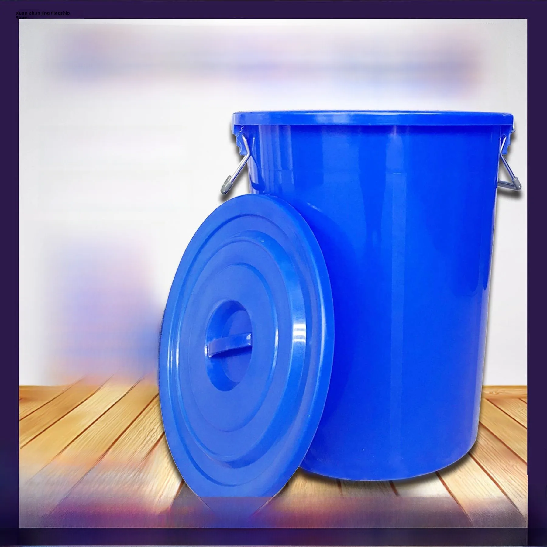 

Большое утолщенное пластиковое ведро, круглое, для воды, пищевое, для домашнего использования, емкость для хранения с крышкой, бочка для ферментации, резиновое ведро