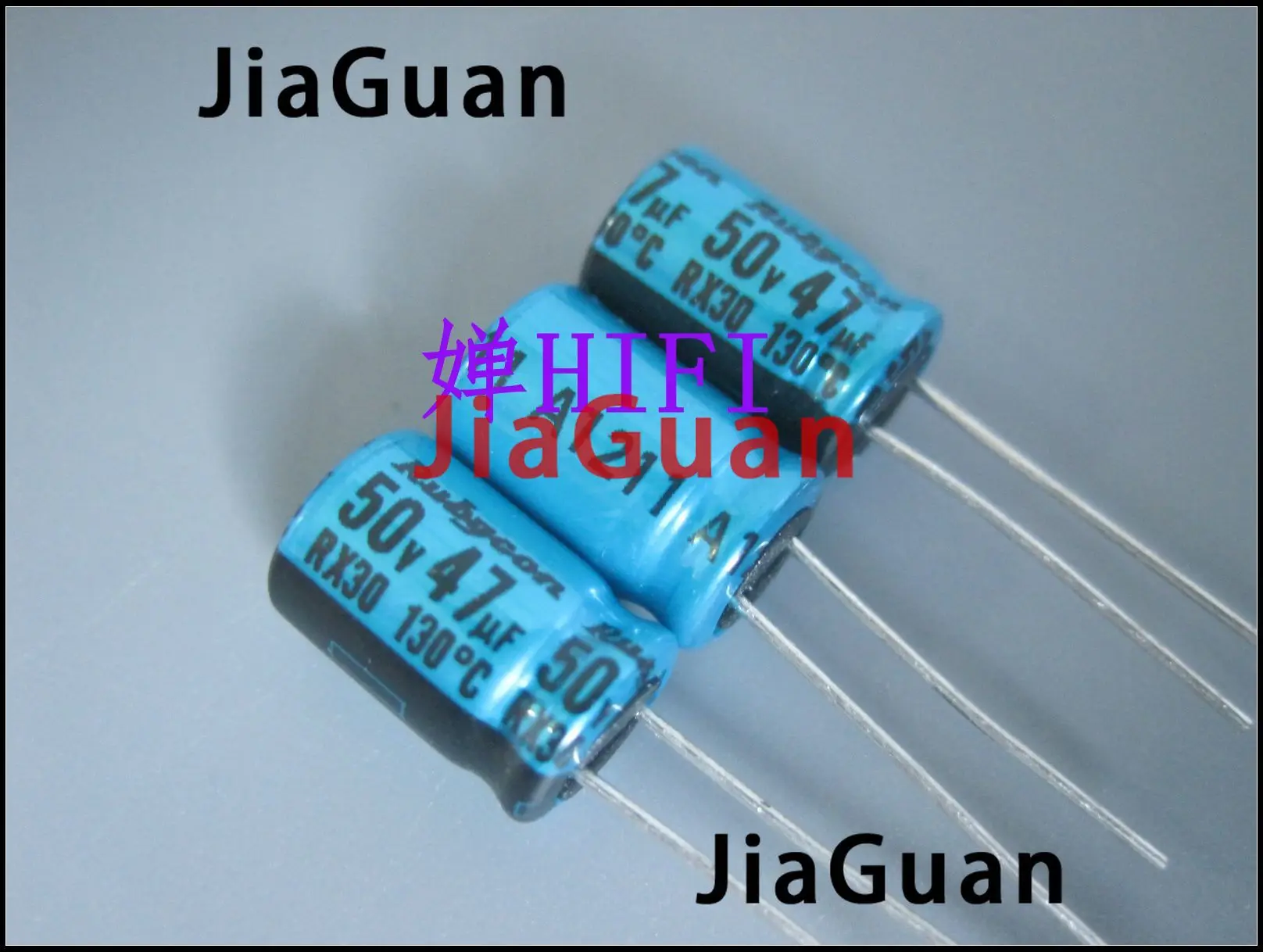 50PCS NEW RUBYCON RX30 50V47UF 8X11.5MM Electrolytic Capacitor rx30 47uF/50V 130 degrees 47UF 50V