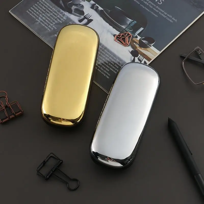 Electroplated Tinplate Glasses Case Large Capacity Waterproof Sunglasses Storage Organizer for Home Office Trip