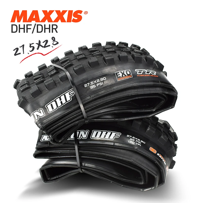 1pc MAXXIS 27.5 Tubeless Tire 27.5*2.8 Bicycle Tire TLR DH Mountain Bike Tire Folding Tyres EXO TR Down Hill MINION DHF DHR