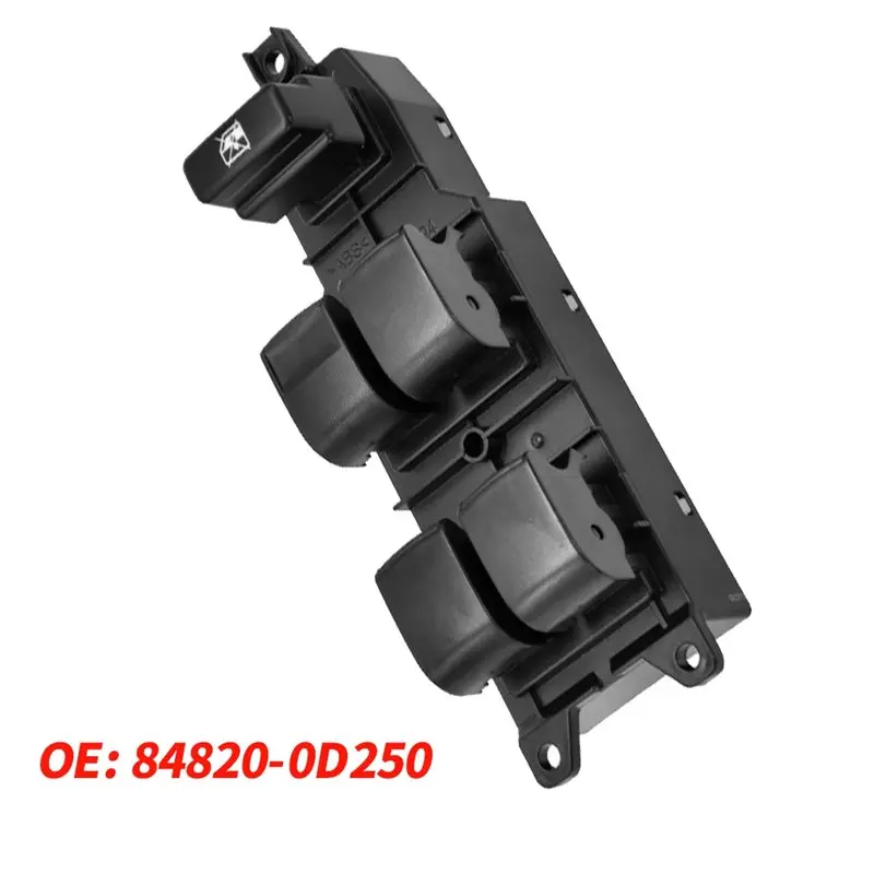 Lift Regulator Button 848200D250 For Toyota Etios 2012-LHD Front Left Window Control Switch 84820-0D250 Manual Window