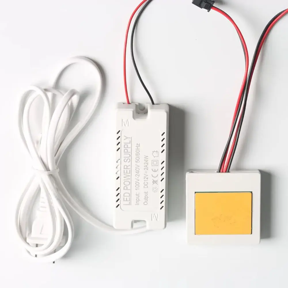 1 PC 12V Touch Switch Sensor Three-Speed Dimming Switch LED Stepless Color Dimmable Touch Sensor Hidden For Bathroom Mirror Lamp