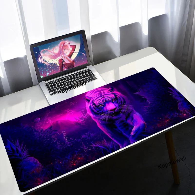 Leão mouse pad anime grande xxl gabinete gamer acessórios de jogos para computador portátil mousepad teclado velocidade do computador mouse mouse esteira de mesa