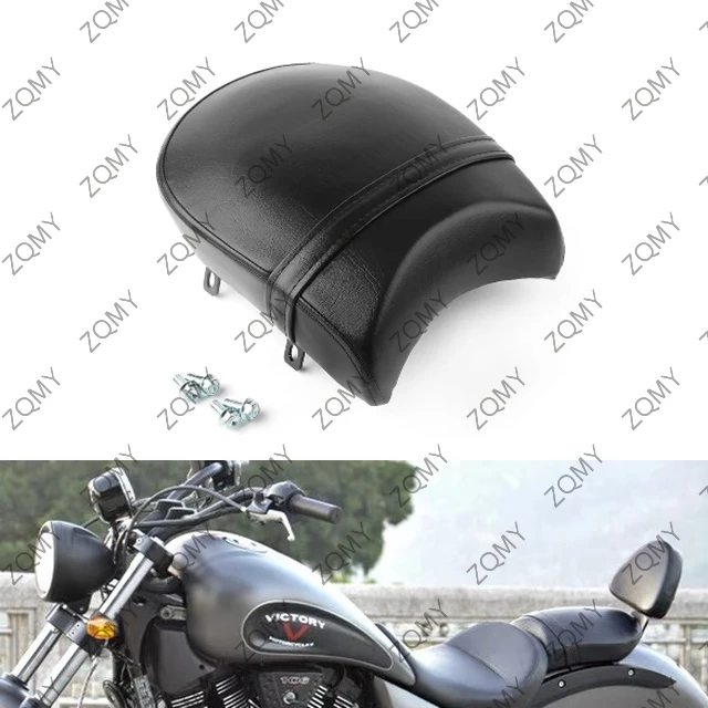 Motorbike Soft Rear Cushion Passenger  Pillion Cover  Leather Seat For Victory Boardwalk Judge Vegas Highball Gunner Models