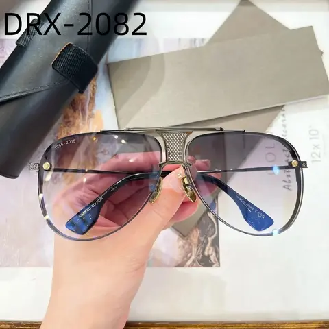 DT DECADE-TWO DRX-2082 LIMITED EDITION High Street Men Women Sun Glasses High-End Driving Shopping Male Couple Eyewear With Box
