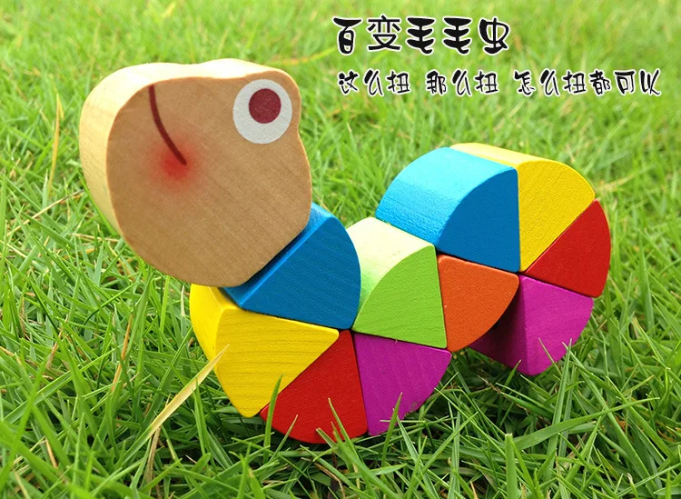 Puzzle in legno Montessori Animali 3D Gioco di abbinamento Giocattoli per bambini Giocattoli educativi per bambini da 3 a 12 anni